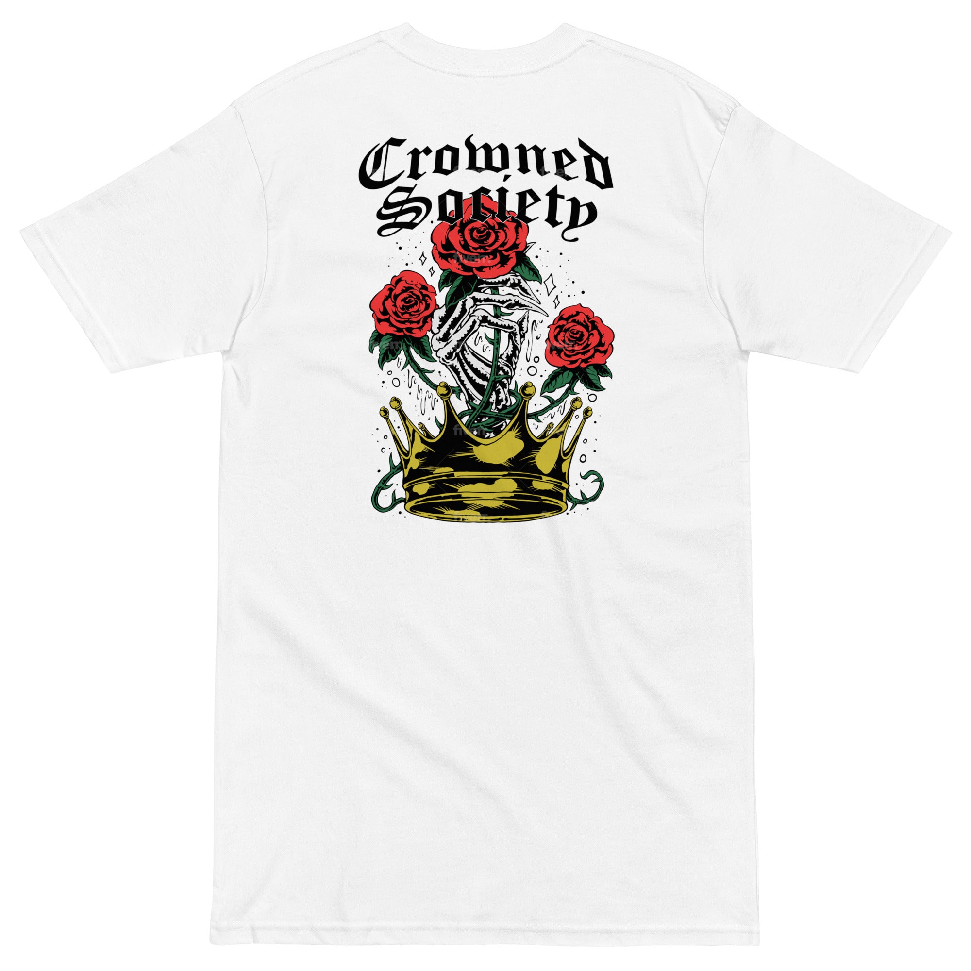 Crowned Society Graphic Print Crewneck Tee